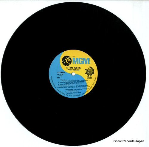 OSMOND, DONNY a time for us SE-4930