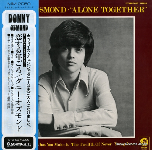 OSMOND, DONNY alone together MM2050