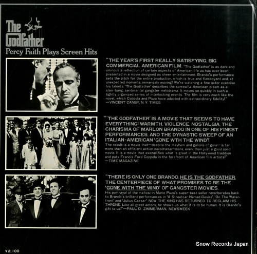 FAITH, PERCY the godfather / percy faith plays screen hits SOPM9