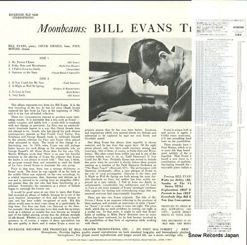 EVANS, BILL moonbeams VIJ-130
