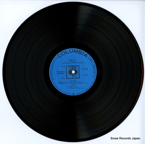 WALTER, BRUNO beethoven; third symphony 'eroica' OS-192