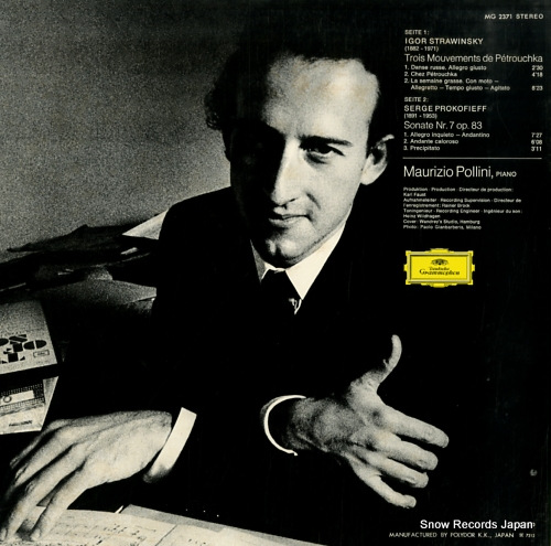 POLLINI, MAURIZIO stravinsky; petrouchka MG2371