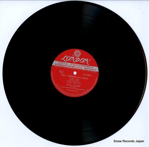 ANSERMET, ERNEST bizet; symphony in c major SLC1919