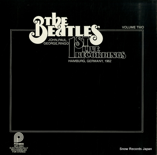 BEATLES, THE 1st live recordings volume two SPC-3662