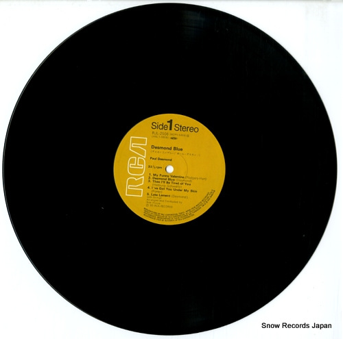 DESMOND, PAUL desmond blue RJL-2506