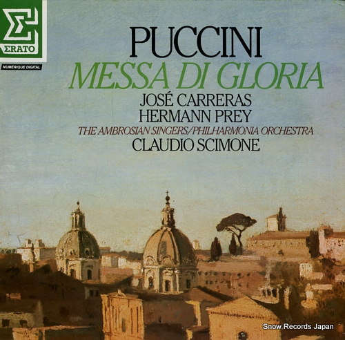 SCIMONE, CLAUDIO puccini; messa di gloria NUM75090