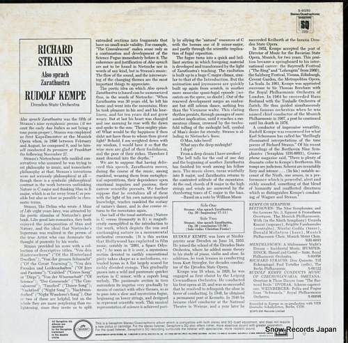 ɥա r.strauss; also sprach zarathustra S-60283