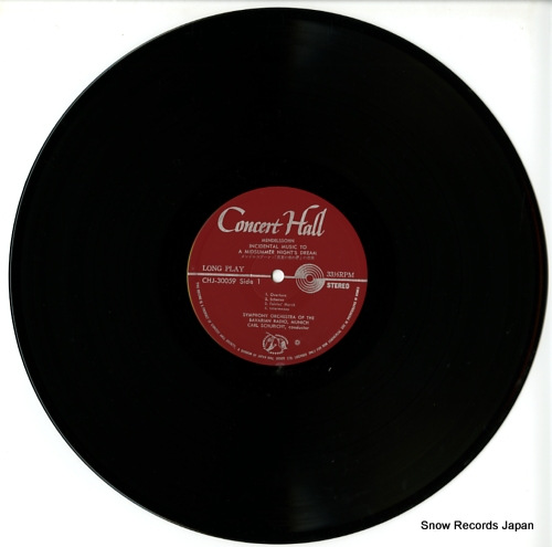 SCHURICHT, CARL mendelssohn; a midsummer night's dream CHJ-30059