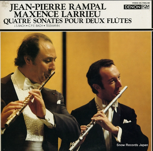 RAMPAL, JEAN-PIERRE, AND MAXENCE LARRIEU quatre sonates pour deux flutes OX-7006-ND
