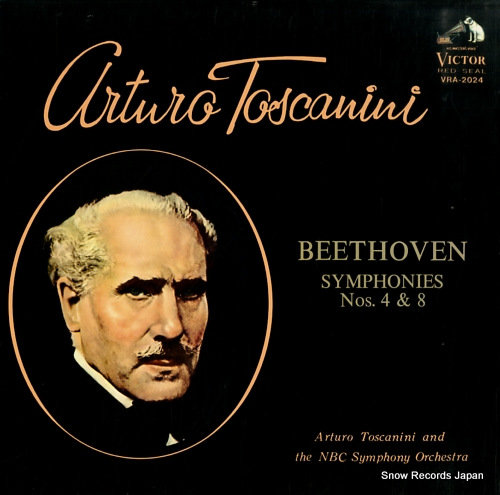 TOSCANINI, ARTURO beethoven; symphonies nos.4 & 8 VRA-2024
