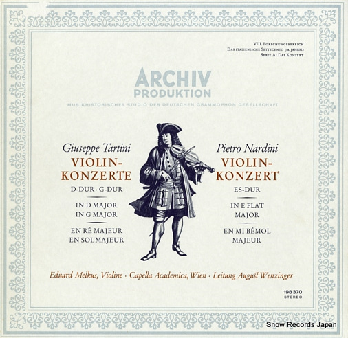 MELKUS, EDUARD tartini / nardini; violin konzerte 198370