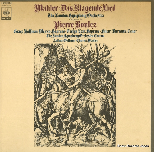 BOULEZ, PIERRE mahler; das klagende lide SONC10194