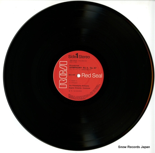 ORMANDY, EUGENE shostakovich; symphony no.5 SRA-3022