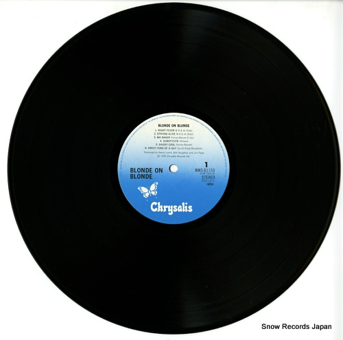 BLONDE ON BLONDE blonde on blonde WWS-81153