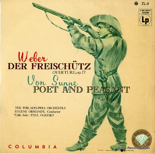 ORMANDY, EUGENE weber; der freischutz overture op.72 ZL-8