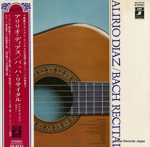 DIAZ, ALIRIO bach recital AA-8743