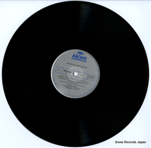 RENAISSANCE-LAUTE music for 2 and 3 lutes MA5061