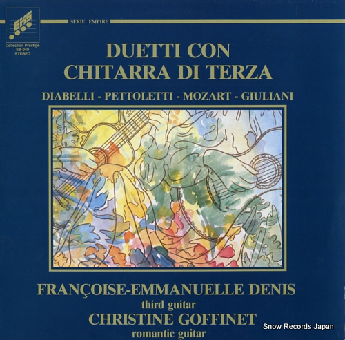 DENIS, FRANCOIS-EMMANUELLE, AND CHRISTINE GOFFINET duetti con chitarra di terza SB-049
