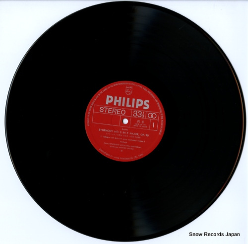 HAITINK, BERNARD brahms; symphony no.3, tragic overture PL-8