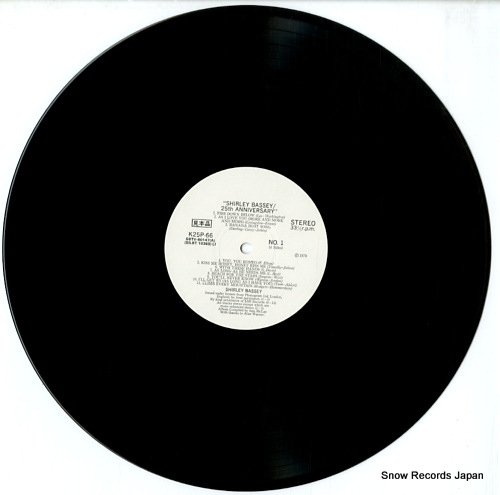 BASSEY, SHIRLEY 25th anniversary K25P-66-7