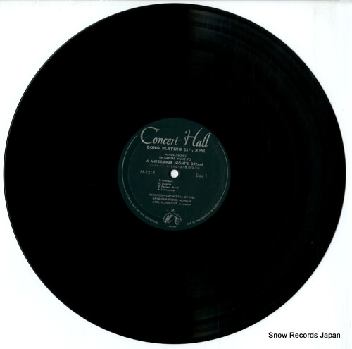 SCHURICHT, CARL mendelssohn; a midsummer night's dream M-2214