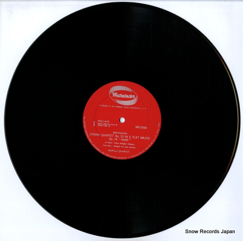 BARYLLI QUARTET beethoven; string quartet no.10 