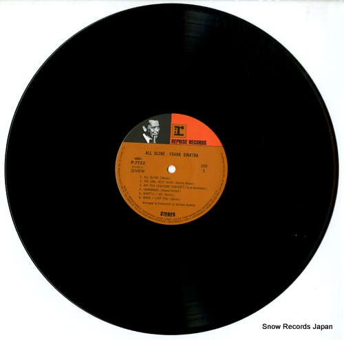 SINATRA, FRANK all alone P-7722