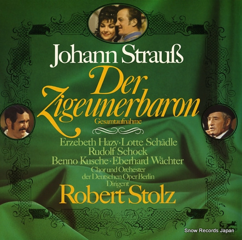 STOLZ, ROBERT strauss; der zigeunerbaron, gesamtaufnahme 88613XDE - front cover