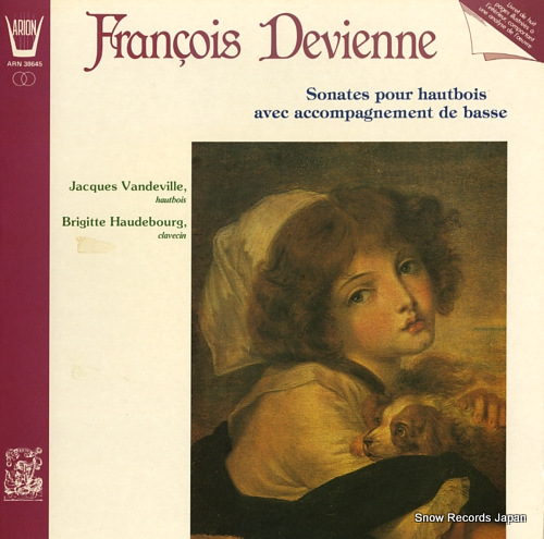 HAUDEBOURG, BRIGITTE / JACQUES VANDEVILLE devienne; sonates pour hautbois avec accompagnement de basse ARN38645