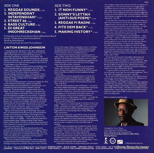 JOHNSON, LINTON KWESI reggae greats IRG6