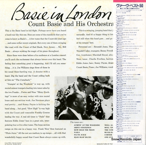 BASIE, COUNT basie in london 20MJ0018