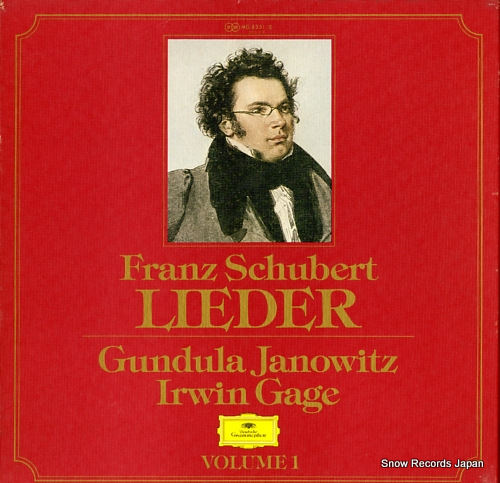 JANOWITZ, GUNDULA schubert; lieder volume 1 MG8351