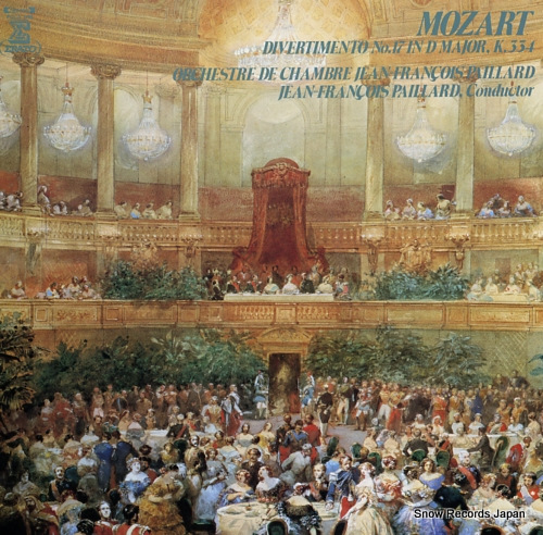 PAILLARD, JEAN-FRANCOIS mozart; divertimento no.17 in d major, k.334 FCCA818
