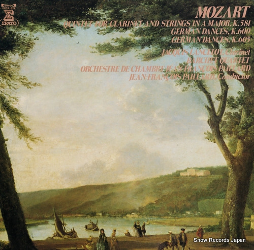 LANCELOT, JACQUIS mozart; quintet for clarinet and strings in a major, k.581 FCCA819