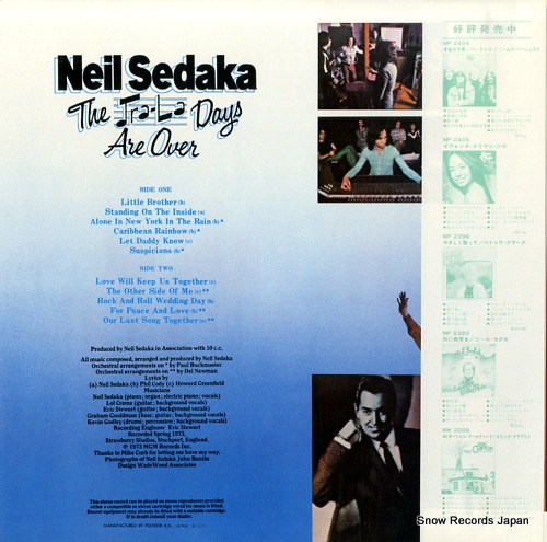SEDAKA, NEIL the tra-la days are over MP-2412