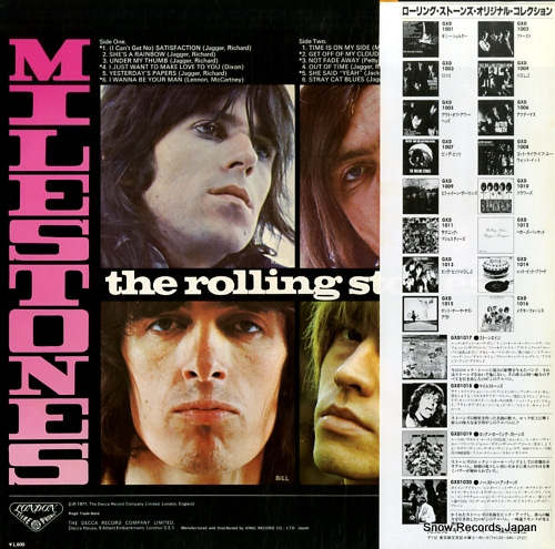 ROLLING STONES, THE milestones GXD1018