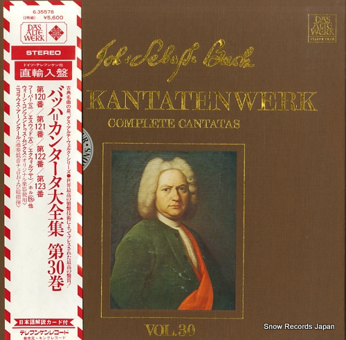 HARNONCOURT, NIKOLAUS bach; complete cantatas vol.30 6.35578