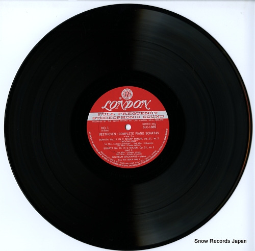 BACKHAUS, WILHELM beethoven; complete piano sonatas vol.5 SLC1885