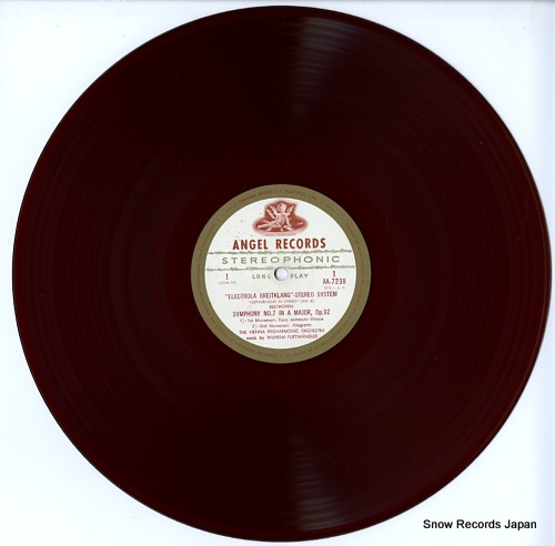 FURTWANGLER, WILHELM beethoven; symphony no.7 in a major, op.92 AA-7238