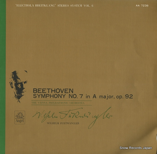 FURTWANGLER, WILHELM beethoven; symphony no.7 in a major, op.92 AA-7238