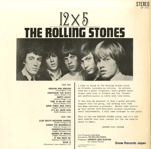 ROLLING STONES, THE 12x5 GP1052