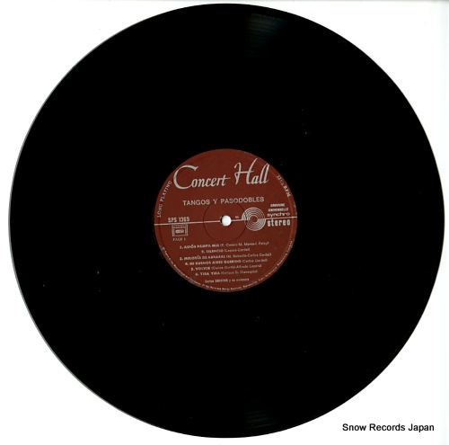 CARLOS SABATIER Y SU ORCHESTRA tangos y pasodobles SPS1369