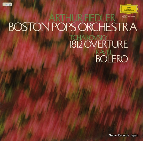 FIEDLER, ARTHUR tchaikovsky; 1812 orverture MG1149