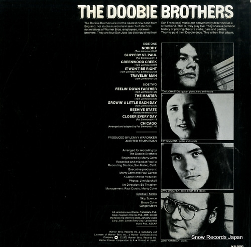 DOOBIE BROTHERS, THE the doobie brothers P-10044W