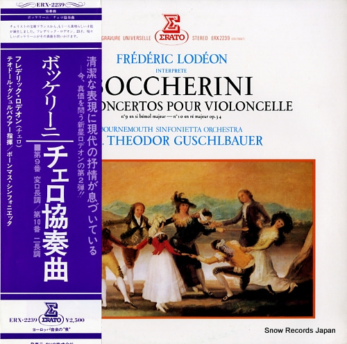 LODEON, FREDERIC boccherini; concertos pour violoncelle no.9, no.10 ERX-2239