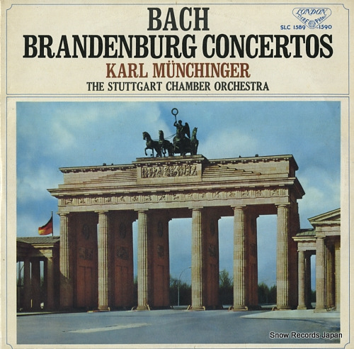 MUNCHINGER, KARL bach; brandenburg concertos SLC1589-1590