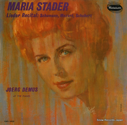 ޥꥢ奿 maria stader lieder recital XWN19029