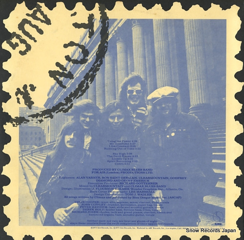 CLIMAX BLUES BAND stamp album SASD-7507