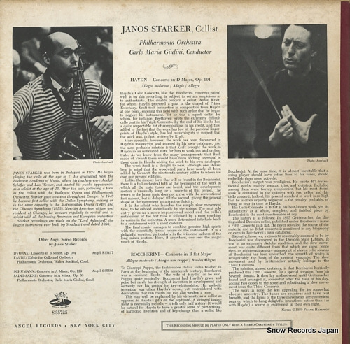 STARKER, JANOS haydn/boccherini; cello concerto ANGEL35725