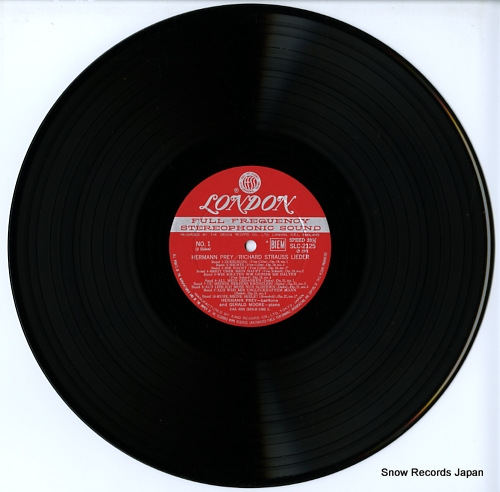 PREY, HERMANN strauss; lieder SLC2125